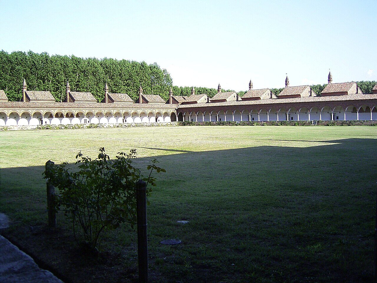 Chiostro grande della Certosa di Pavia
